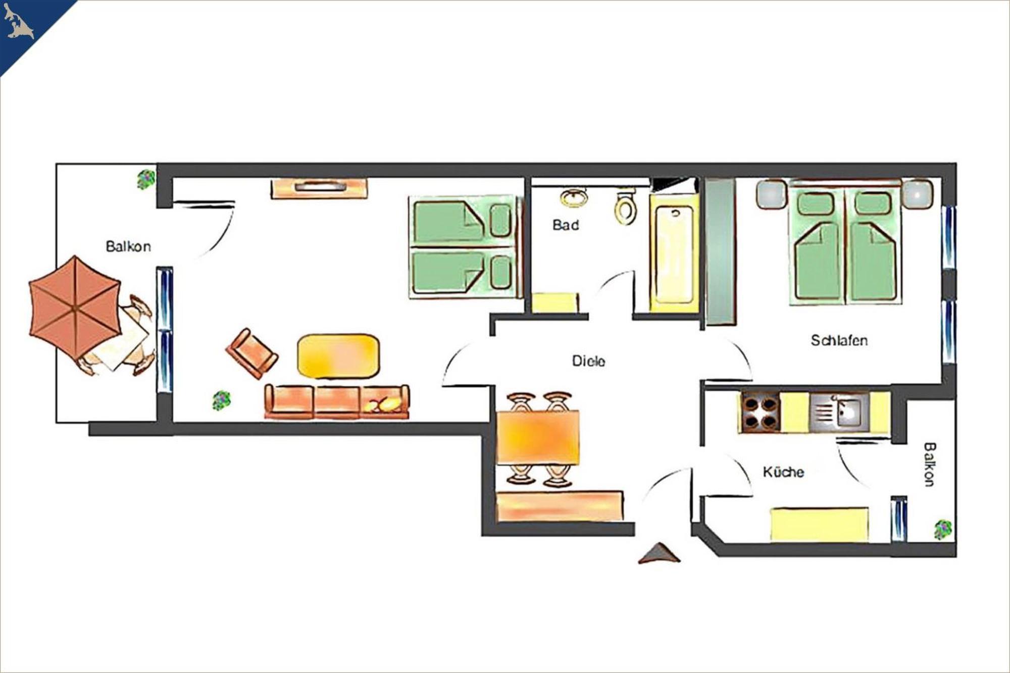 Apartment Seemöwe Heringsdorf  Buitenkant foto